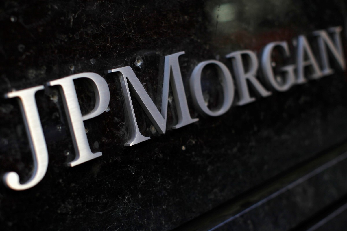 A sign outside the headquarters of JPMorgan Chase & Co in New York. Photo: Reuters