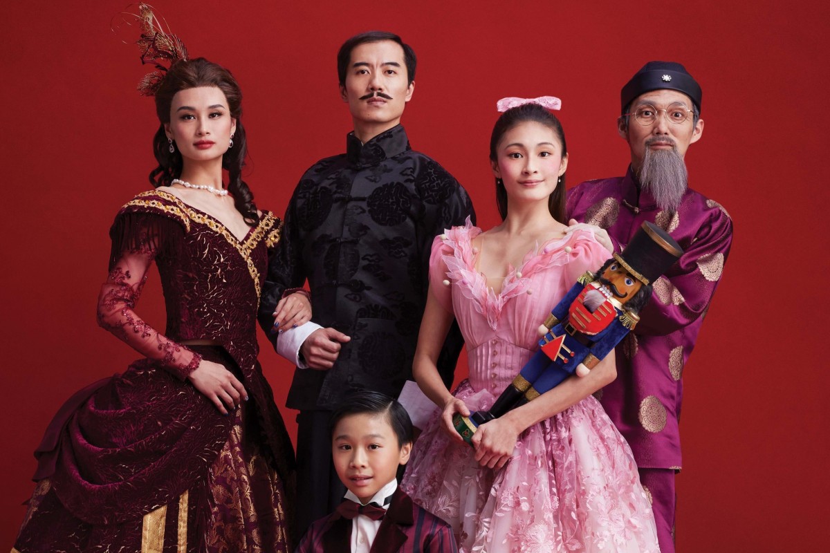 An image of Clara’s family in The Nutcracker, an upcoming production by the Hong Kong Ballet. Photo: Hong Kong Ballet