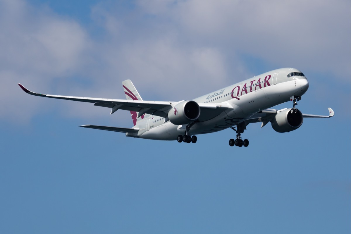 Qatar Airways says it may have to ground more of its Airbus A350 passenger planes over flaws in their surfaces. Photo: Shutterstock 