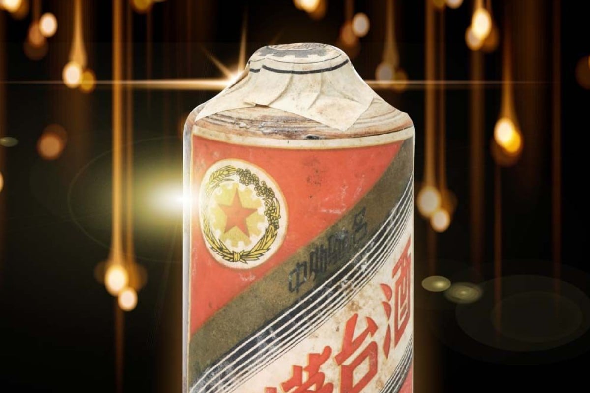 A bottle of Mao-tai could fetch as much as US$250,000 at a Christie’s auction. Photo: Handout