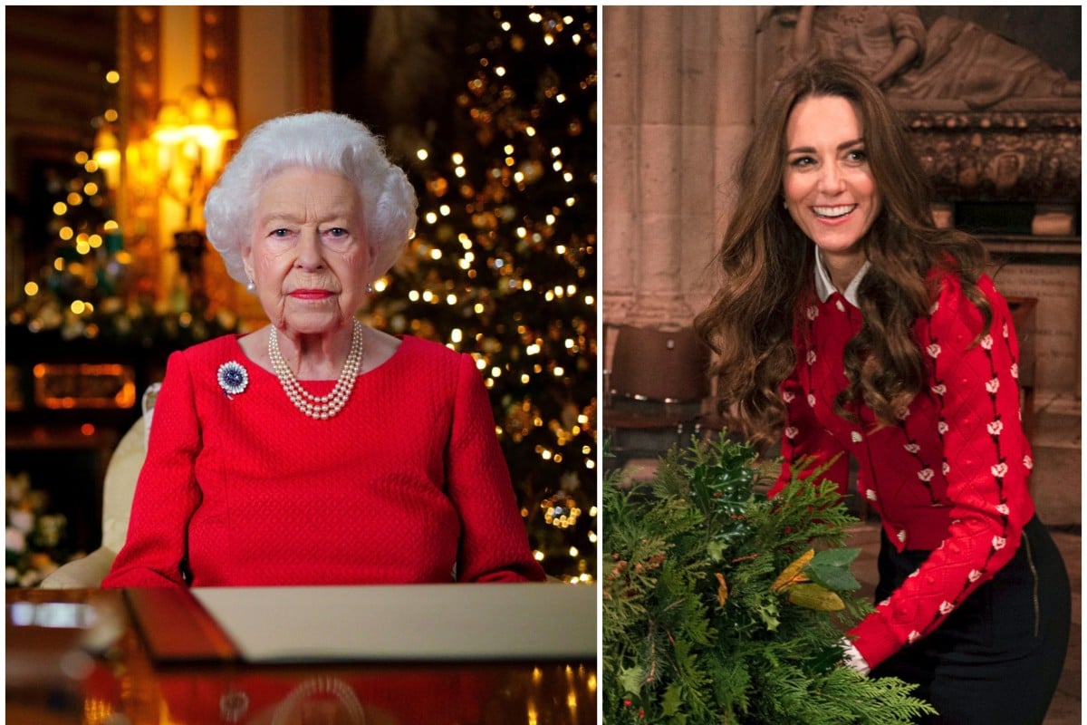 The British royal family, including Queen Elizabeth and Kate Middleton, had some heartwarming press over 2021’s winter holidays. Photo: AP