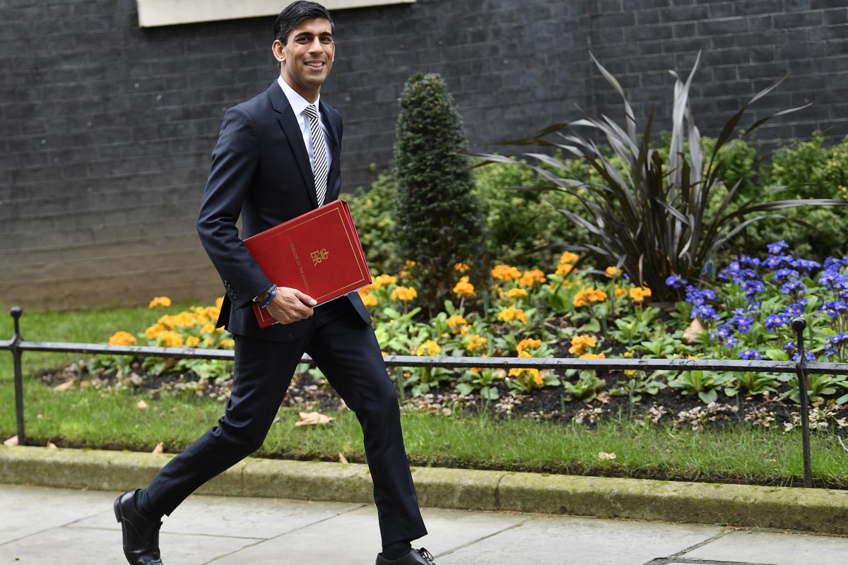 Britain’s Chancellor of the Exchequer Rishi Sunak leaves Downing Street after a cabinet meeting in London. Photo: EPA