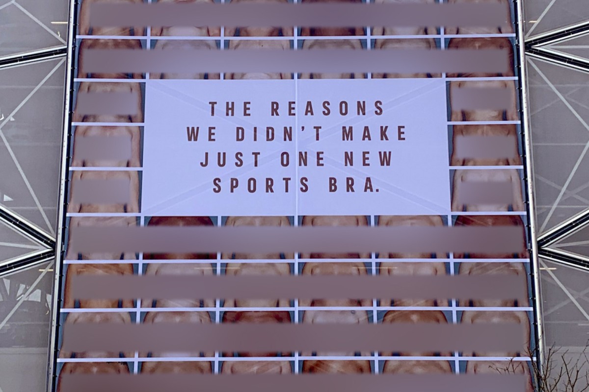 adidas sports bra ad uncensored tweetAdidas shows bare breasts in sports bra  ad 