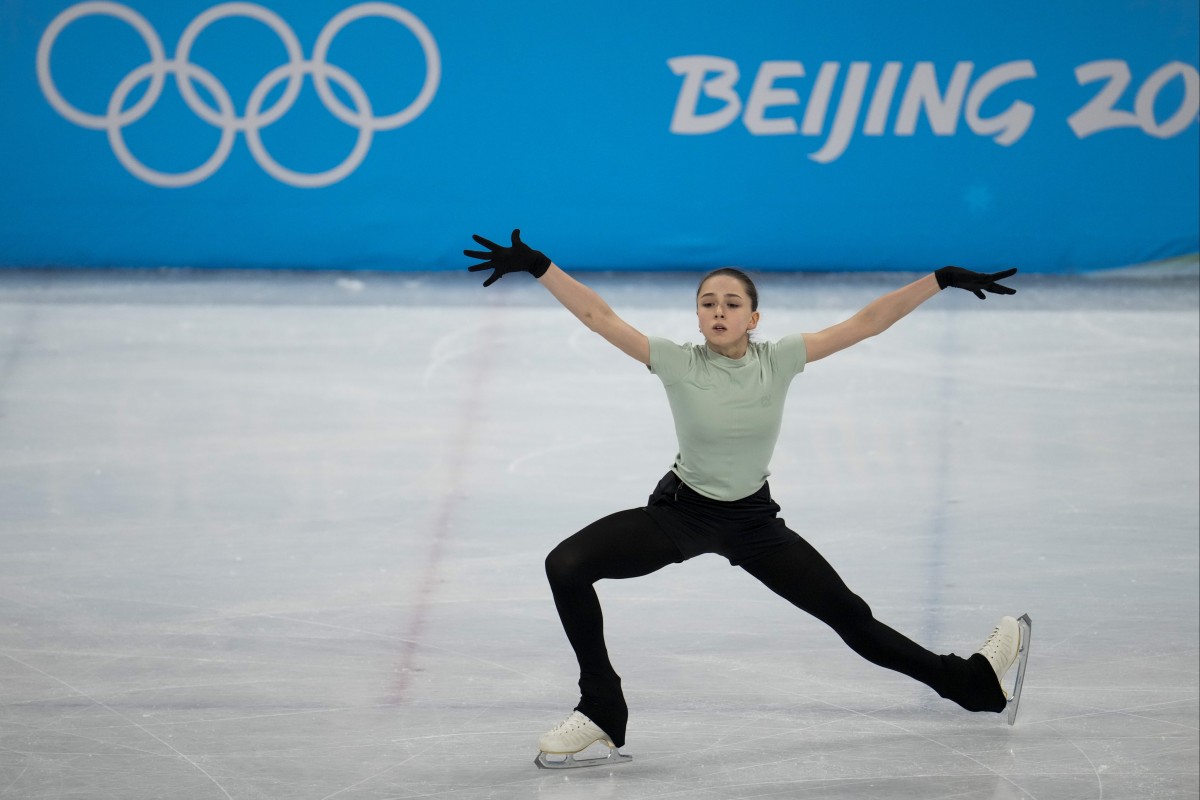 Kamila Valieva, of the Russian Olympic Committee, has been embroiled in a doping scandal. Photo: AP