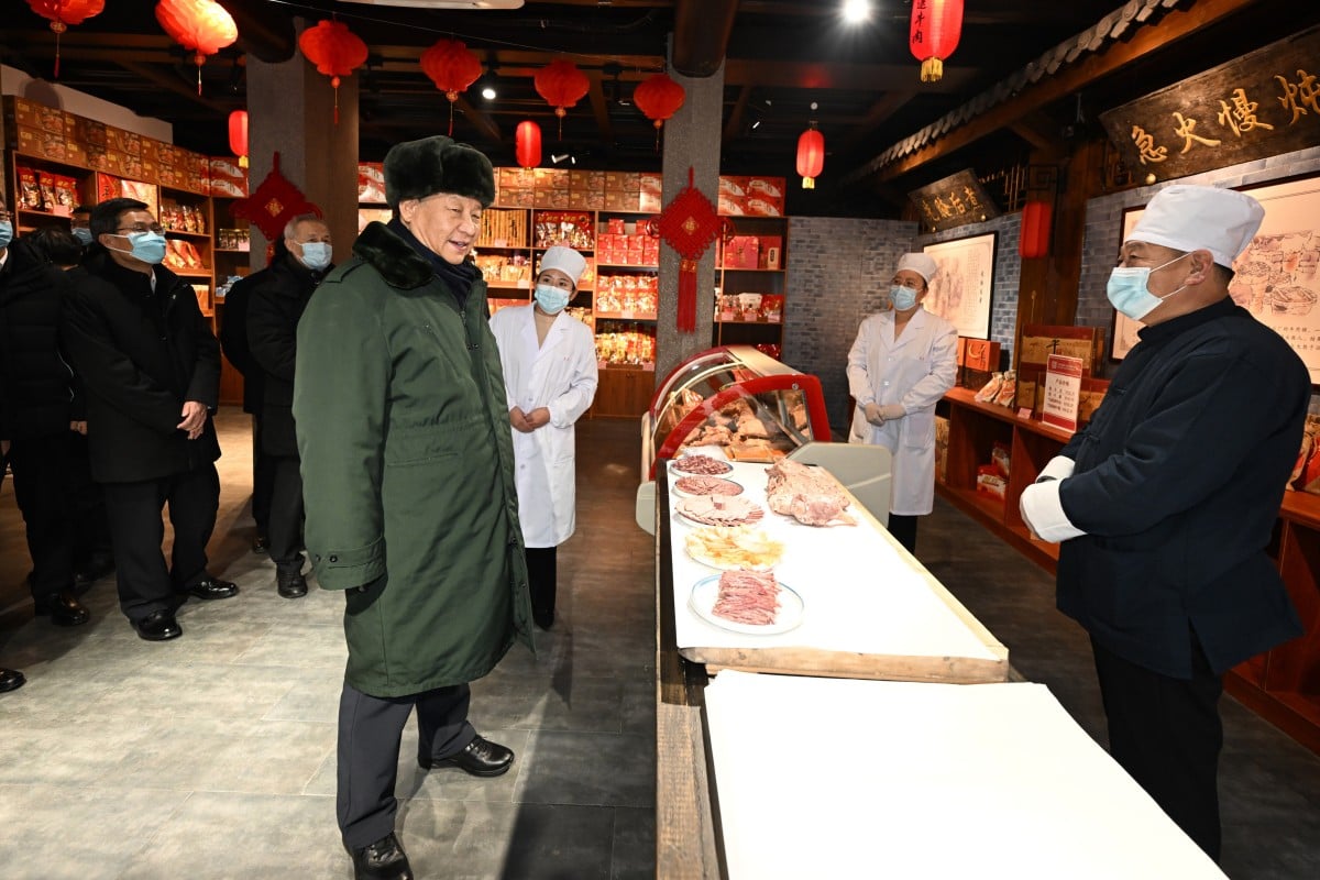 President Xi Jinping pictured in the historic town of Pingyao last month. Photo: Xinhua