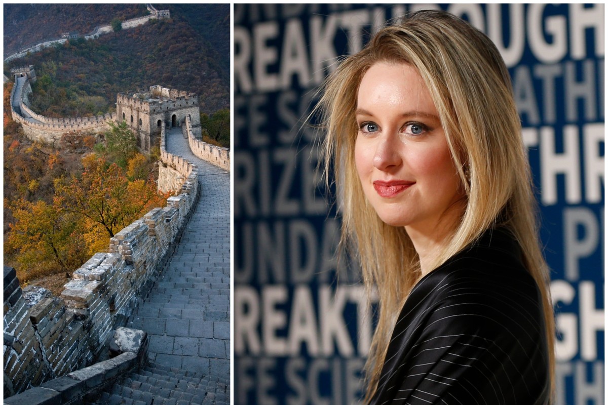 Elizabeth Holmes has surprising links with China and its culture. Photos: Getty Images, Corbis