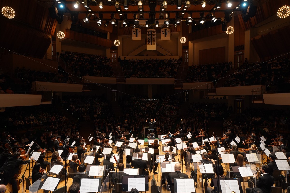 During the Covid-19 pandemic, the Hong Kong Philharmonic Orchestra has faced many challenges due to social-distancing and travel restrictions. Photo: Eric Hong / HK Phil