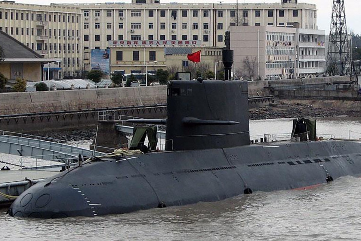 A Chinese Type 039A  Yuan class submarine, of which the S26T is variant. Photo: Twitter