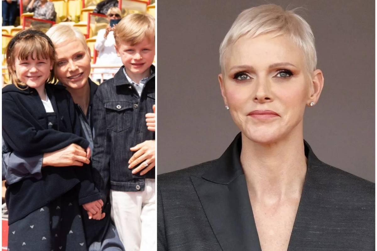 Princess Charlene of Monaco was reunited with her two children, Princess Gabriella and Prince Jacques, in March after seven months apart. Photos: @iamh0pe, @hrhprincesscharlene/Instagram