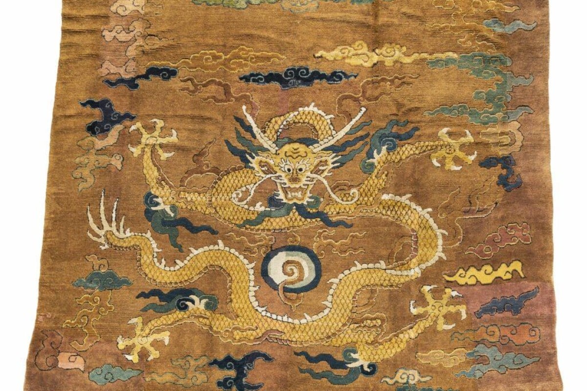 This carpet was likely used to to decorate the imperial palace during the Ming dynasty. Photo: Skinner Auctioneers