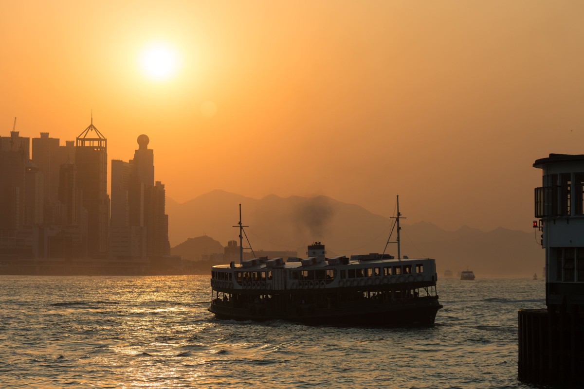 Victoria Harbour Views from Onboard