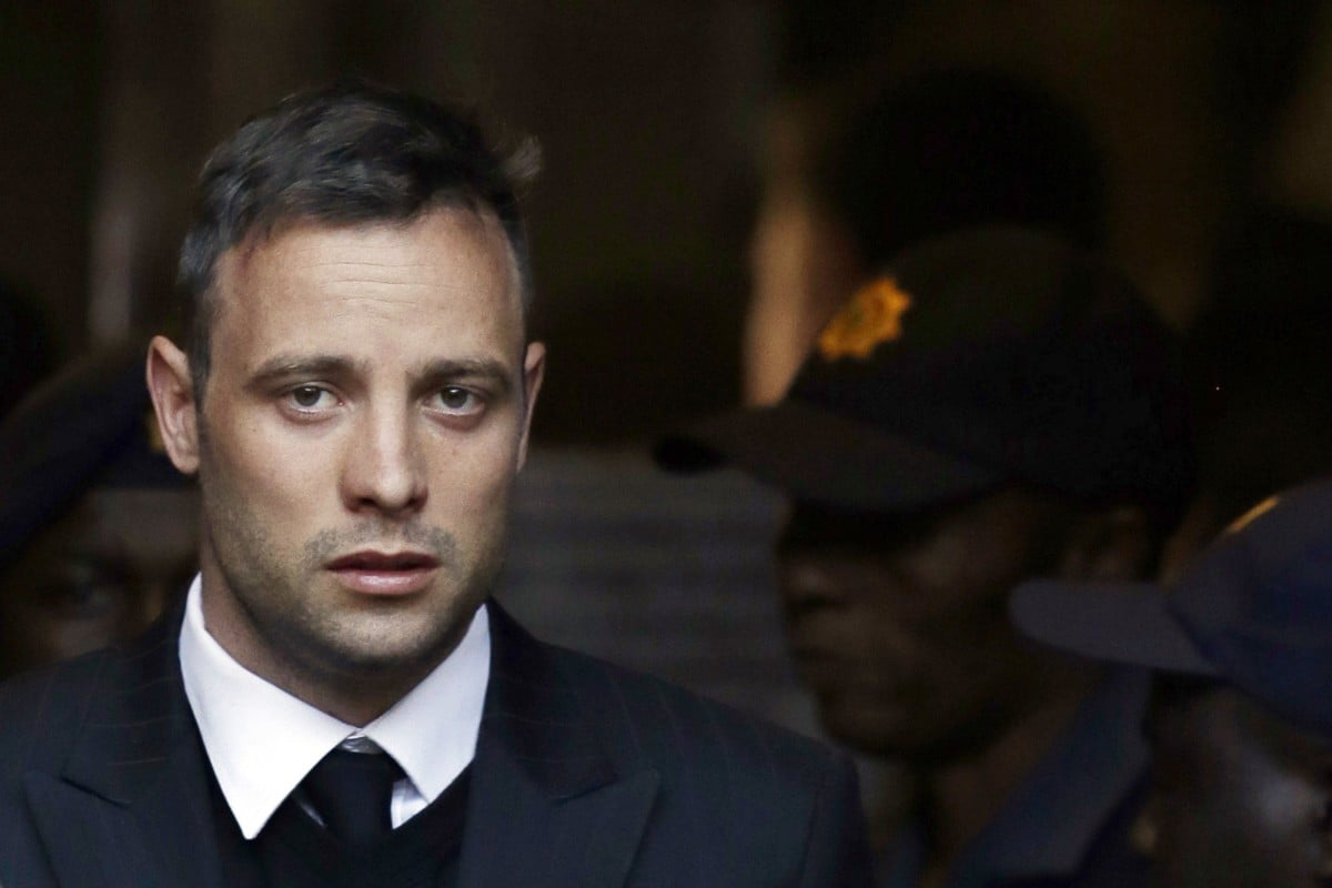 Oscar Pistorius leaves the High Court in Pretoria, South Africa in June 2016 after his sentencing proceedings. Photo: AP
