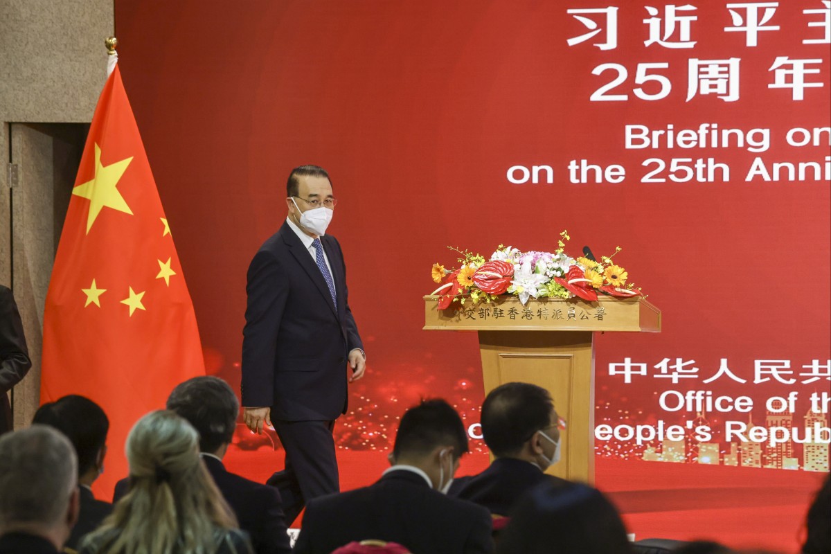 Liu Guangyuan, the Chinese foreign ministry’s Hong Kong commissioner. Photo: K. Y. Cheng