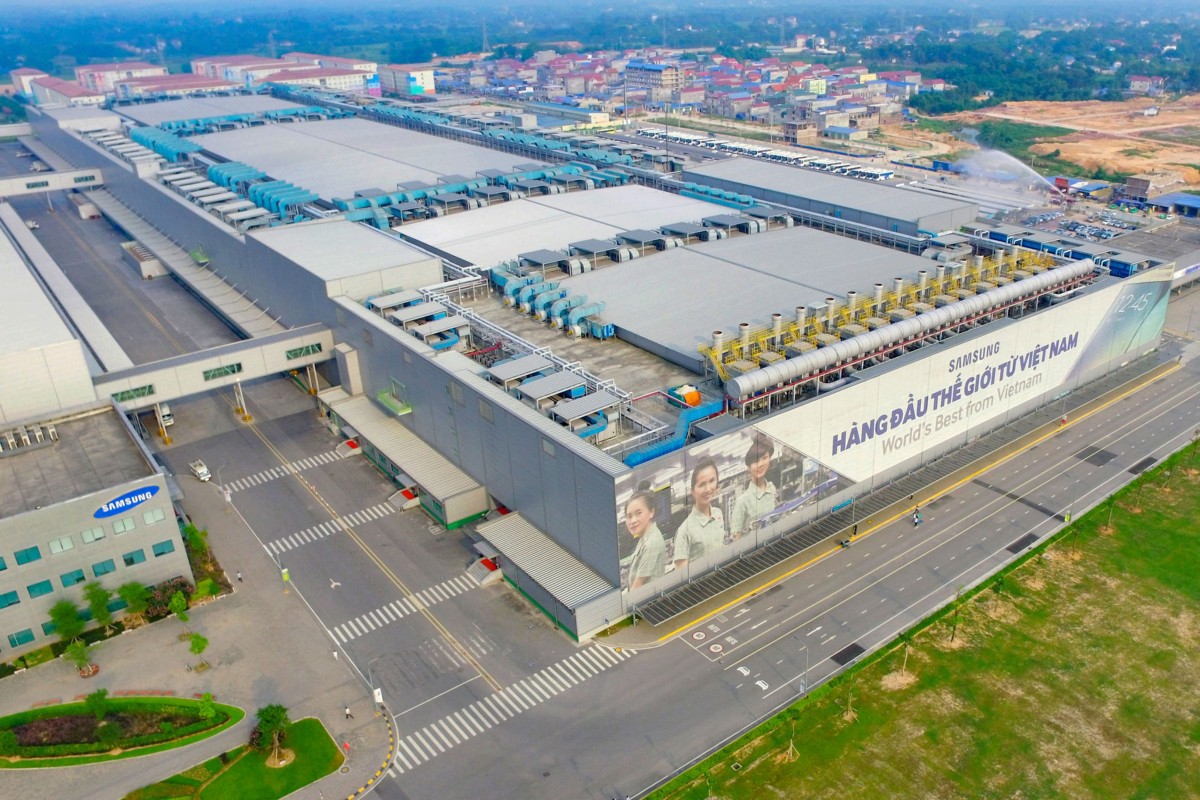 The Samsung Electro-Mechanics complex in Thái Nguyên province, in the northeast region of Vietnam. Photo: SCMP