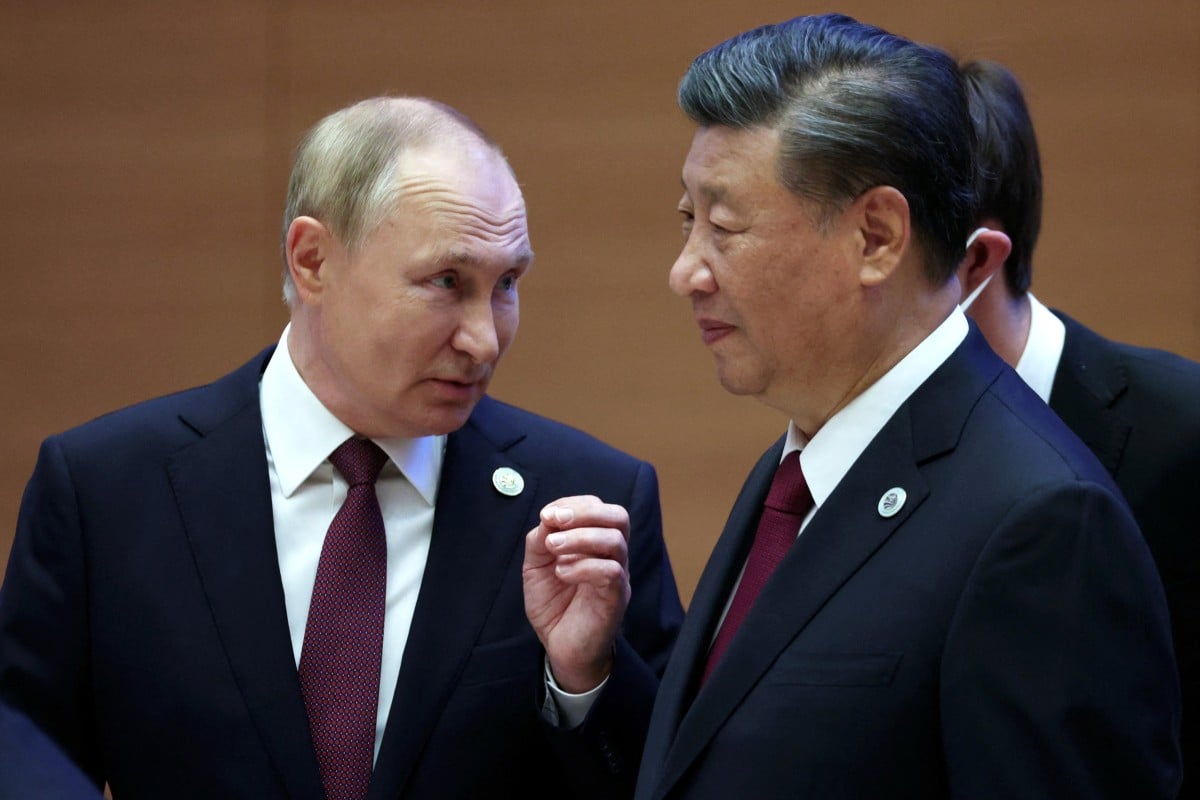 Xi Jinping attended the Shanghai Cooperation Organisation summit, where he met with Russian counterpart Vladimir Putin. Photo: Reuters