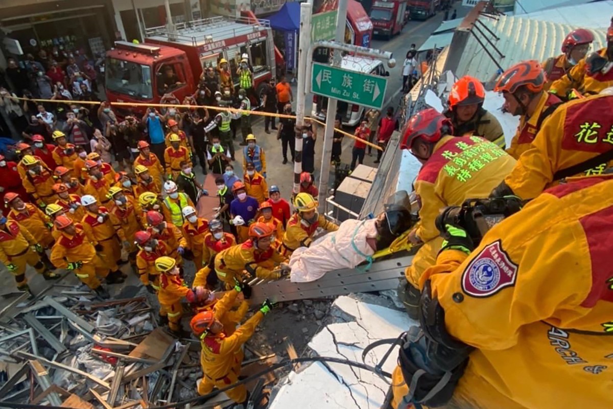 Taiwan hit by aftershocks following deadly 6.8-magnitude