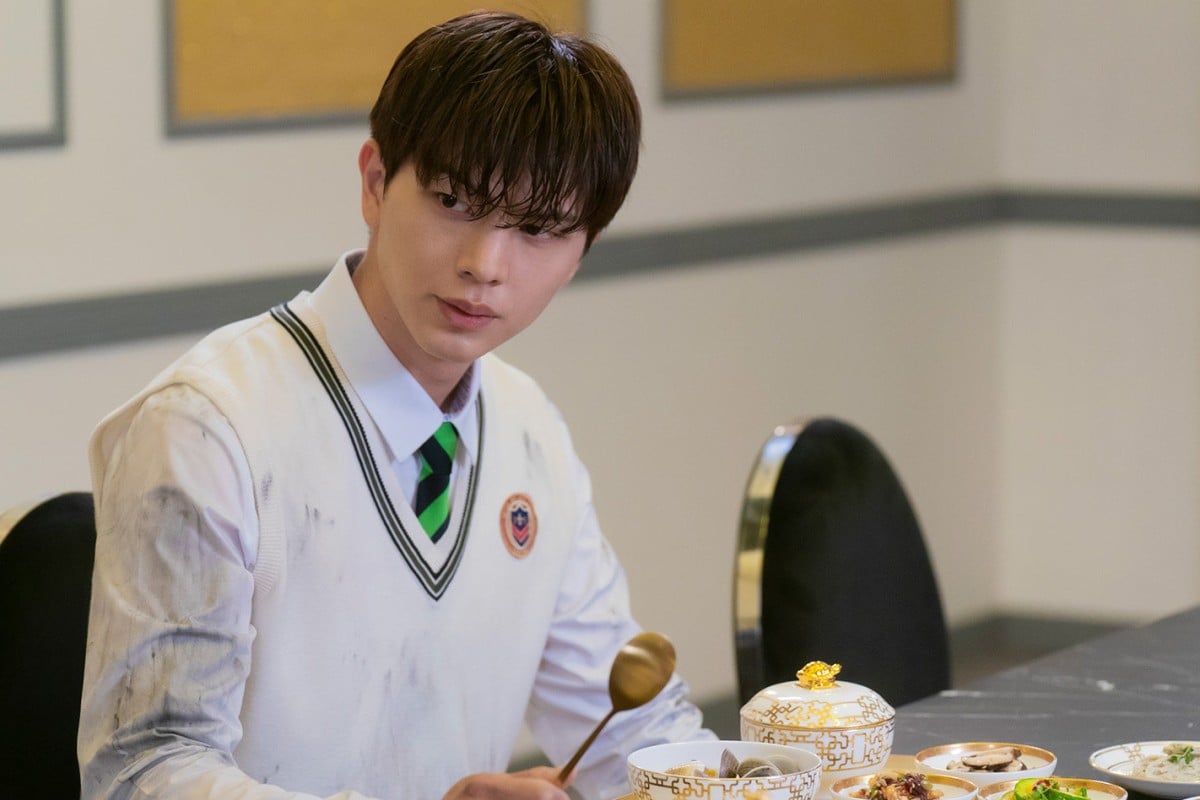 Yook Sung-jae plays Lee Seung-cheon in a still from Disney’s The Golden Spoon.
