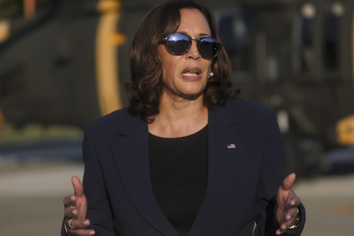 US Vice President Kamala Harris left Seoul, South Korea, just hours before more missiles were launched by North Korea. Photo: EPA-EFE