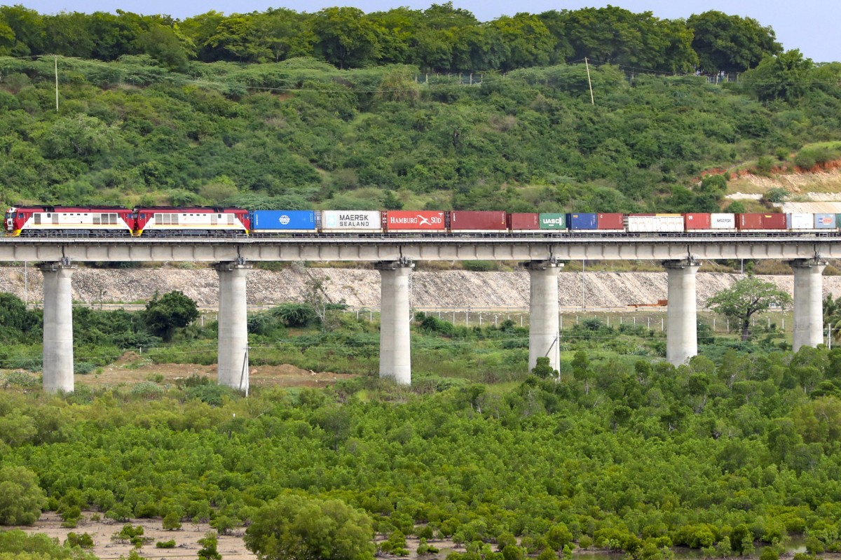 The new Kenyan government has signalled it plans to renegotiate repayment of Chinese loans used to finance the Mombasa-Nairobi railway. Photo: Xinhua