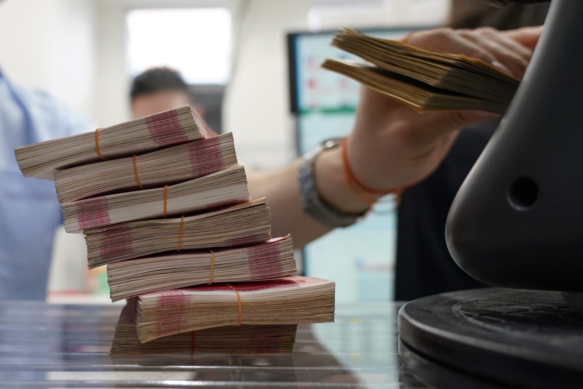 Last week, the yuan jumped by around 1.6 per cent, its biggest weekly gain since 2005 amid expectations authorities will continue to loosen strict virus curbs. Photo: Bloomberg