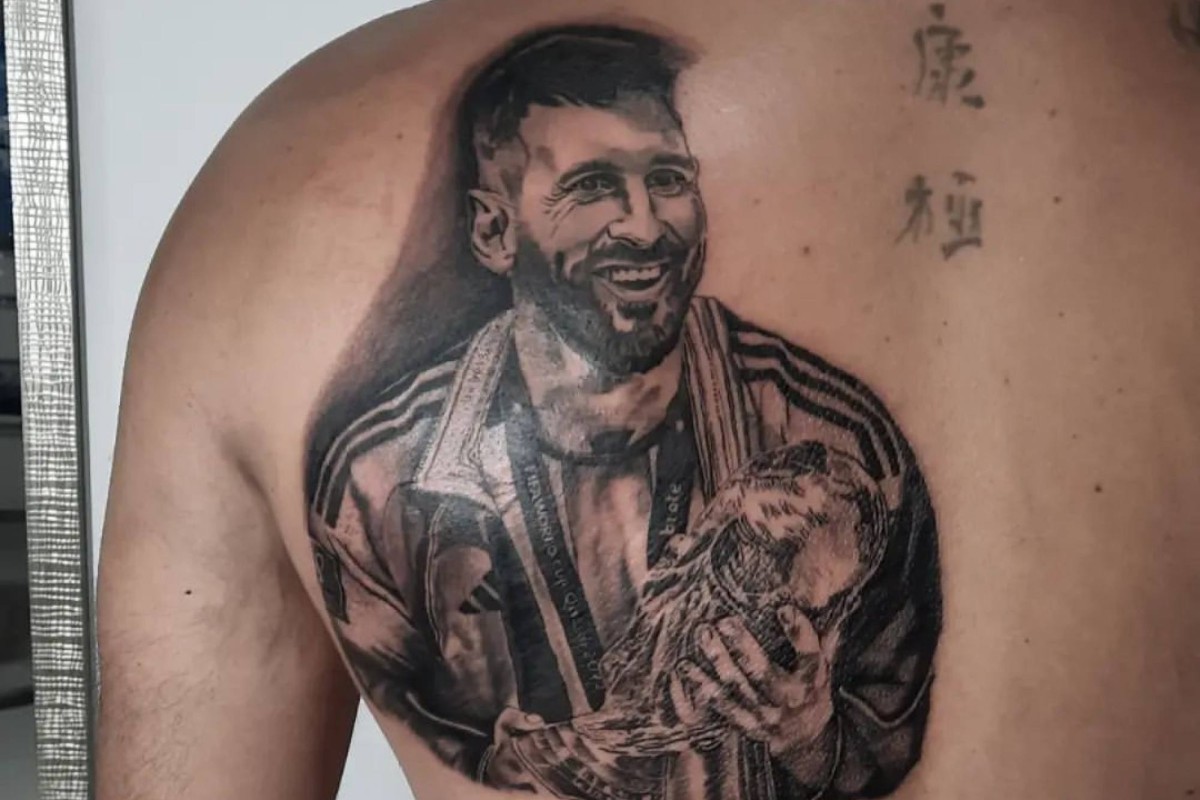Five Lionel Messi tattoos and why he got them including wife's lips and  eyeball| All Football