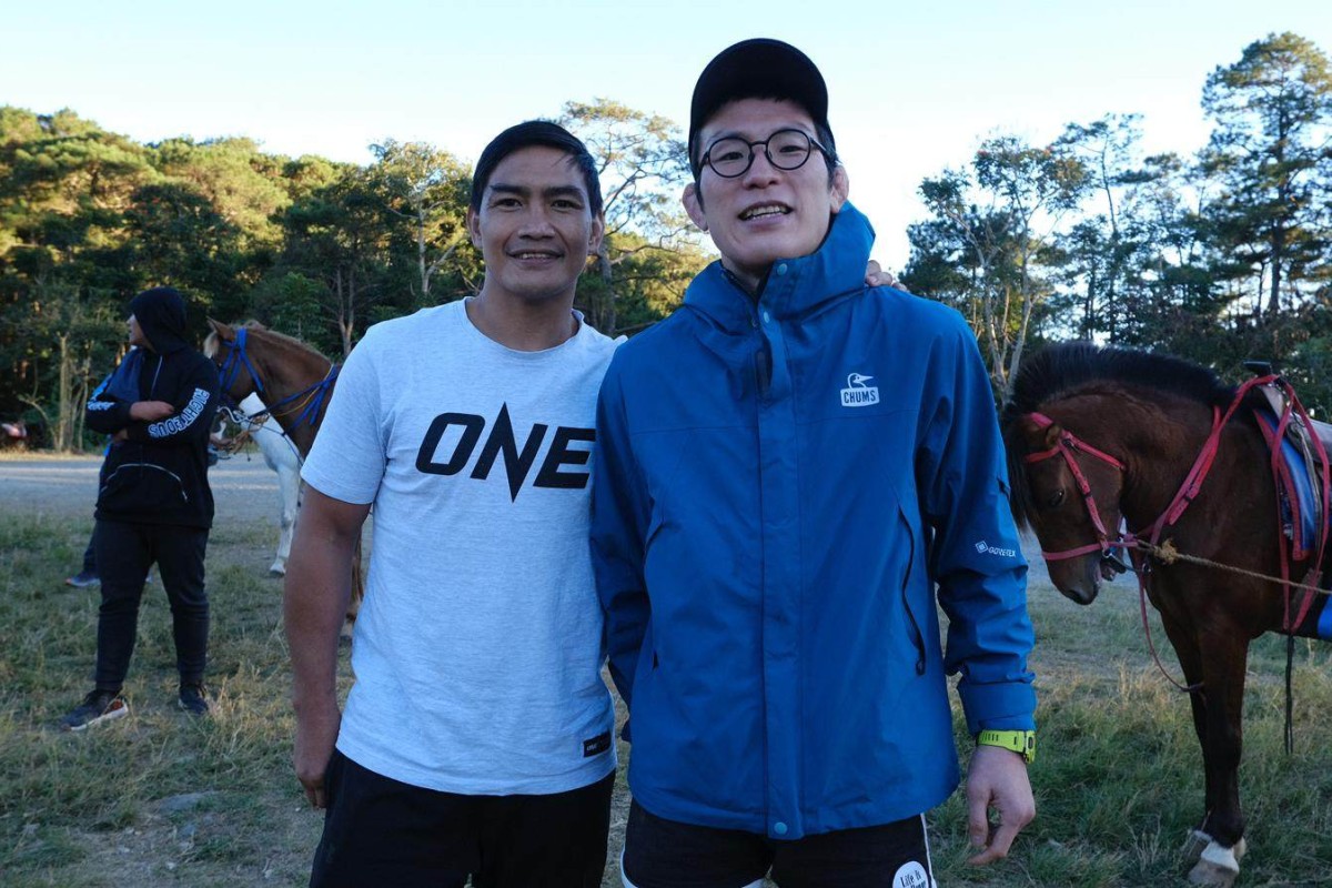 Eduard Folayang (left) and Shinya Aoki, who fought three times in ONE Championship, pose for a photo in the Philippines. Photo: ONE Championship.