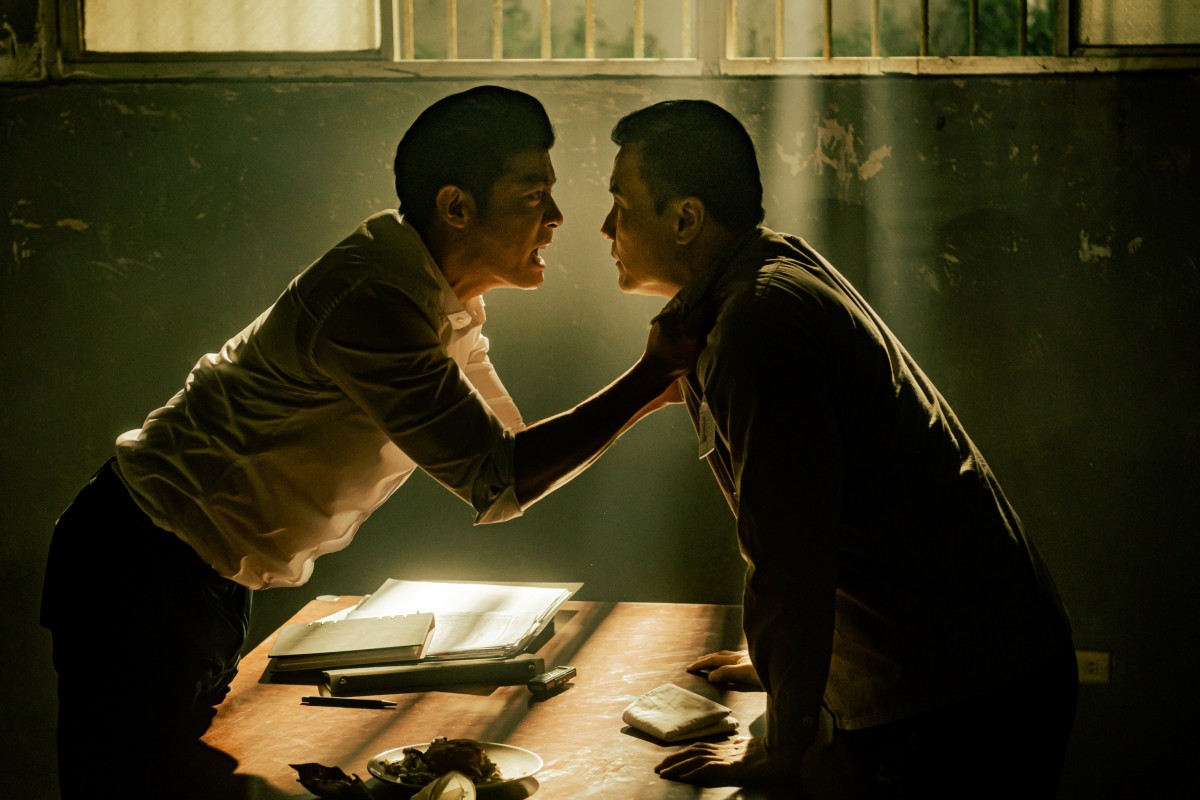 Wang Po-chieh (left) and Frederick Lee in a still from “Taiwan Crime Stories”, streaming on Disney+ . Photo: Disney+