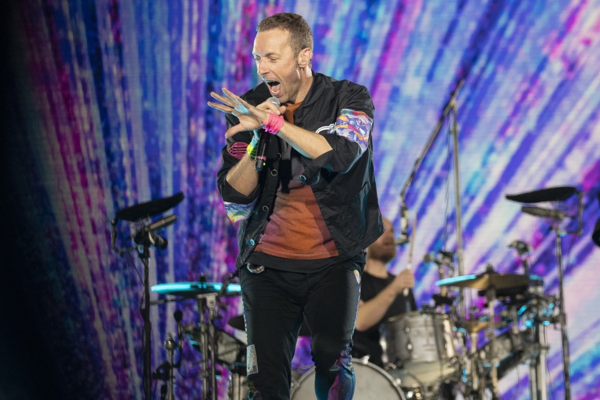 Chris Martin of British band Coldplay. Photo: EPA-EFE