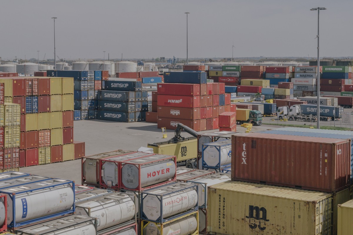 Duisburg, with the world’s biggest inland port, has served as a major hub for Chinese trade with Europe. Photo: Fabian Ritte for The Washington Post