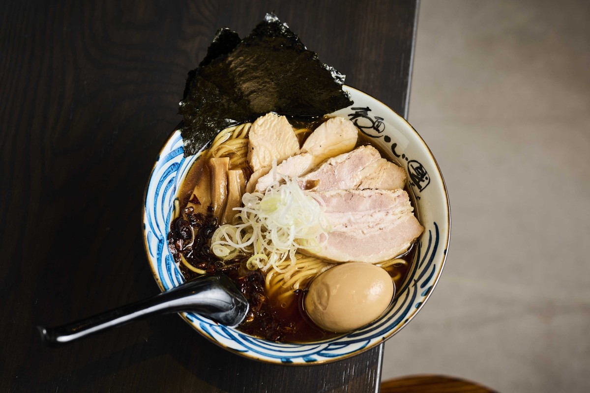 Shoyu ramen at Mengokoro Kunimoto, one of the new restaurants opening in Hong Kong this month. Photo: Mengokoro Kunimoto