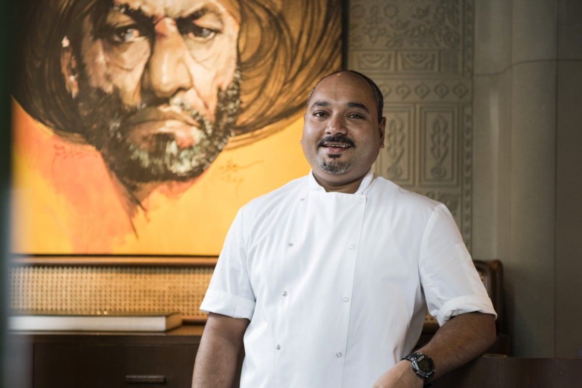 Palash Mitra, culinary director for South Asian cuisines at Hong Kong’s Black Sheep Restaurants, at the one-Michelin-star New Punjab Club, which he headed. Photo: Black Sheep