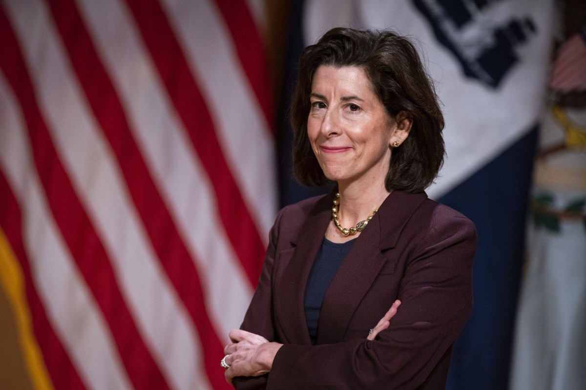 Gina Raimondo will be the latest member of the Biden administration to travel to Beijing in a bid to stabilise US-China relations. Photo: Bloomberg