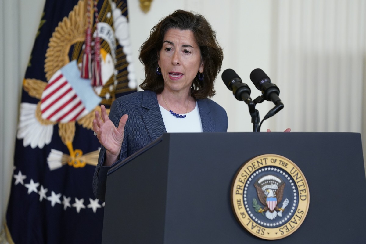 US Commerce Secretary Gina Raimondo. Photo: AP