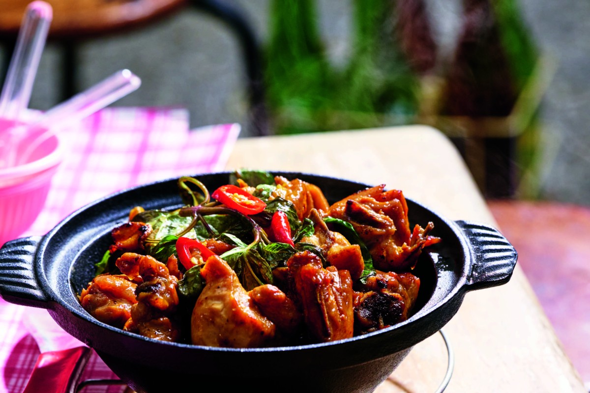 Three Cup Chicken, a recipe from “Made in Taiwan”. Photo: courtesy of Clarissa Wei