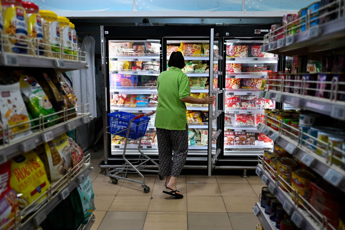 China’s consumer price index (CPI) rises by 0.1 per cent from a year earlier. Photo: AFP