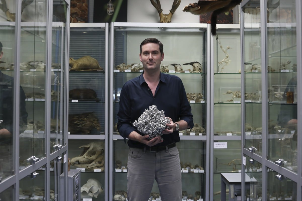 Benoit Guenard, founder and director of the Hong Kong Biodiversity Museum, at the University of Hong Kong’s Kadoorie Biological Sciences Building in 2021. He explains how botanist Francis Hallé‘s “In Praise of Plants” changed his life. Photo: Jonathan Wong