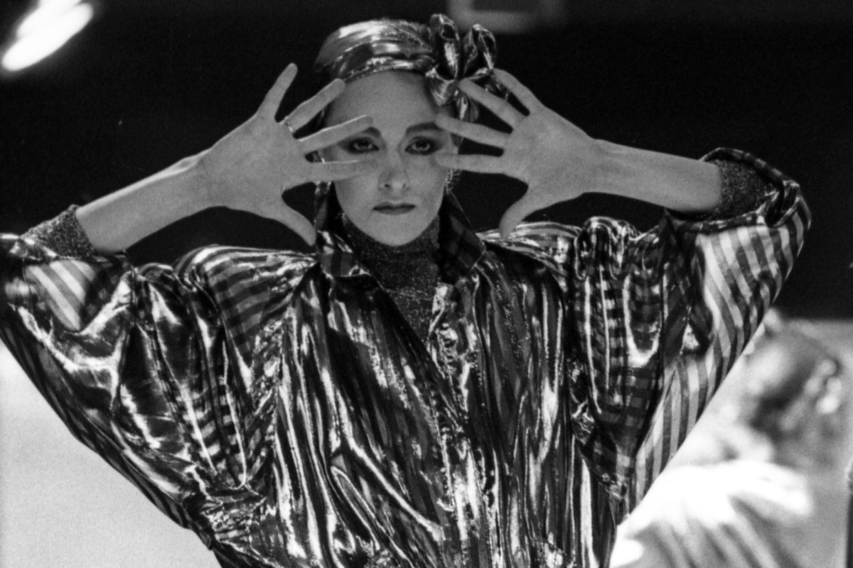 A model poses at Made in Australia, a charity fashion event held at Hong Kong’s Regent Hotel in September 1986. Photo: Oliver Tsang