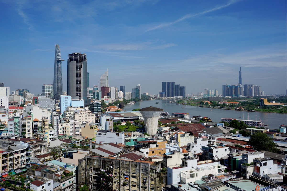 Skyscrapers rise along the skyline of Ho Chi Minh City in Vietnam. Photo: dpa