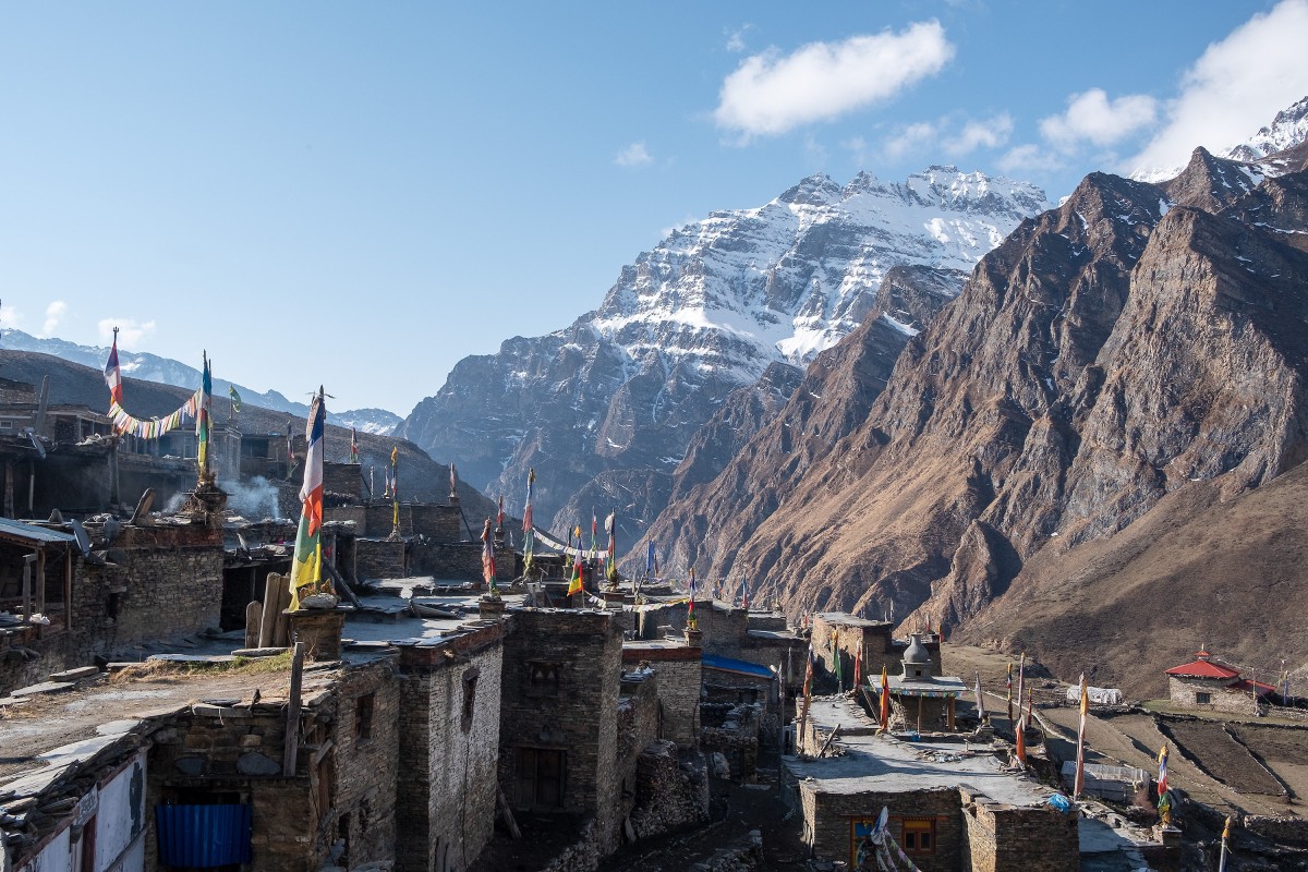 Nar village on the Nar-Phu trekking trail in Nepal. Photo: Eileen McDougall