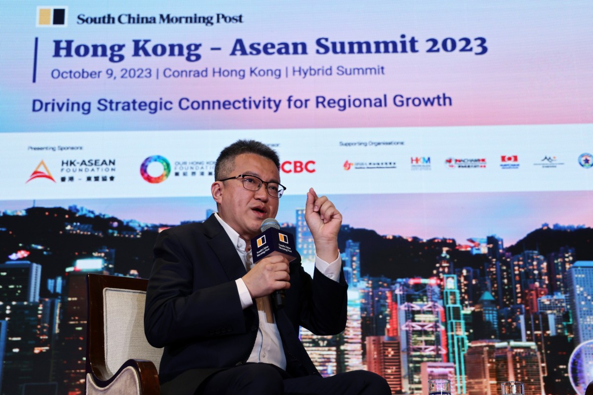 Malaysia’s Deputy Minister of Investment Trade and Industry Liew Chin Tong at SCMP’s Hong Kong-Asean Summit. Photo: SCMP/May Tse