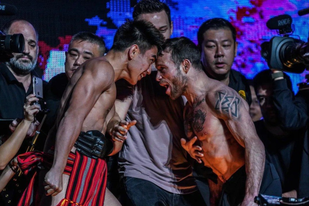 Joshua Pacio and Jarred Brooks at the ONE 164 face-offs in Manila. Photos: ONE Championship