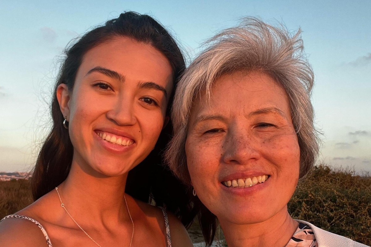 Liora Argamani (right) said a video clip that has surfaced on social media has provided a bit of “ease in the heart” since her daughter Noa was taken during a militant assault. Photo: X @GeringTuvia