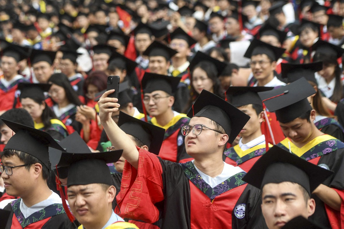 The number of college graduates in China is expected to reach 11.79 million next year. Photo: AFP