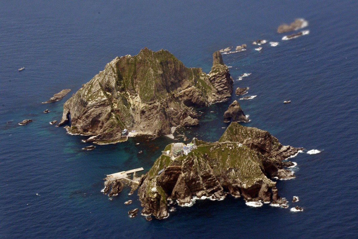 Seoul’s official stance remains that Dokdo, which Japan claims as the Takeshima islands, is the “inherent territory” of South Korea. Photo: AP