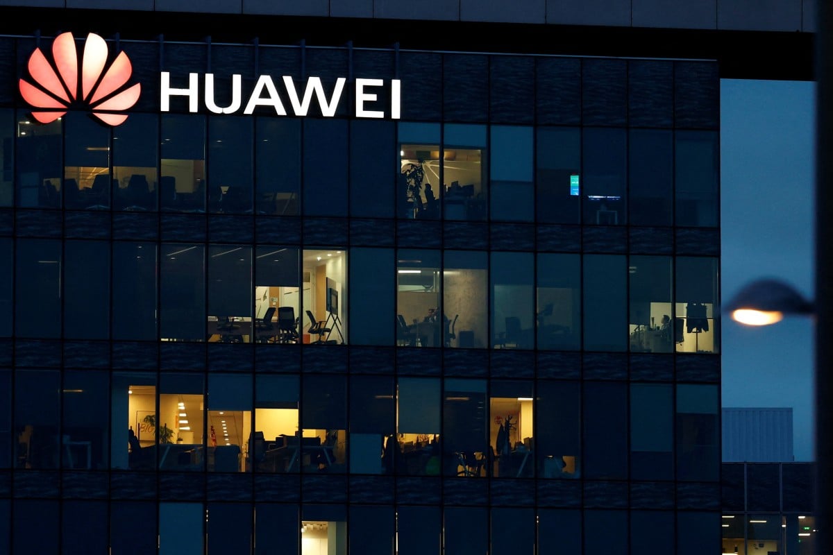 Huawei Technologies' offices in France at Boulogne-Billancourt, near Paris, is seen on February 9, 2024. Photo: Reuters