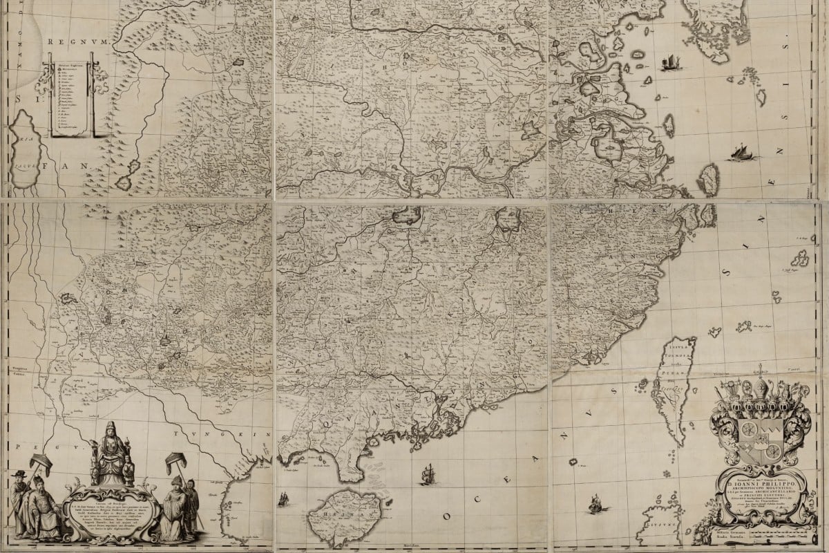 The map of the whole of China from Martino Martini’s Novus Atlas Sinensis, published in Amsterdam in 1655. A new compilation of 127 maps of China produced between 1584 and 1735 shows how mapmakers helped paint a – somewhat – accurate picture of China during this period.