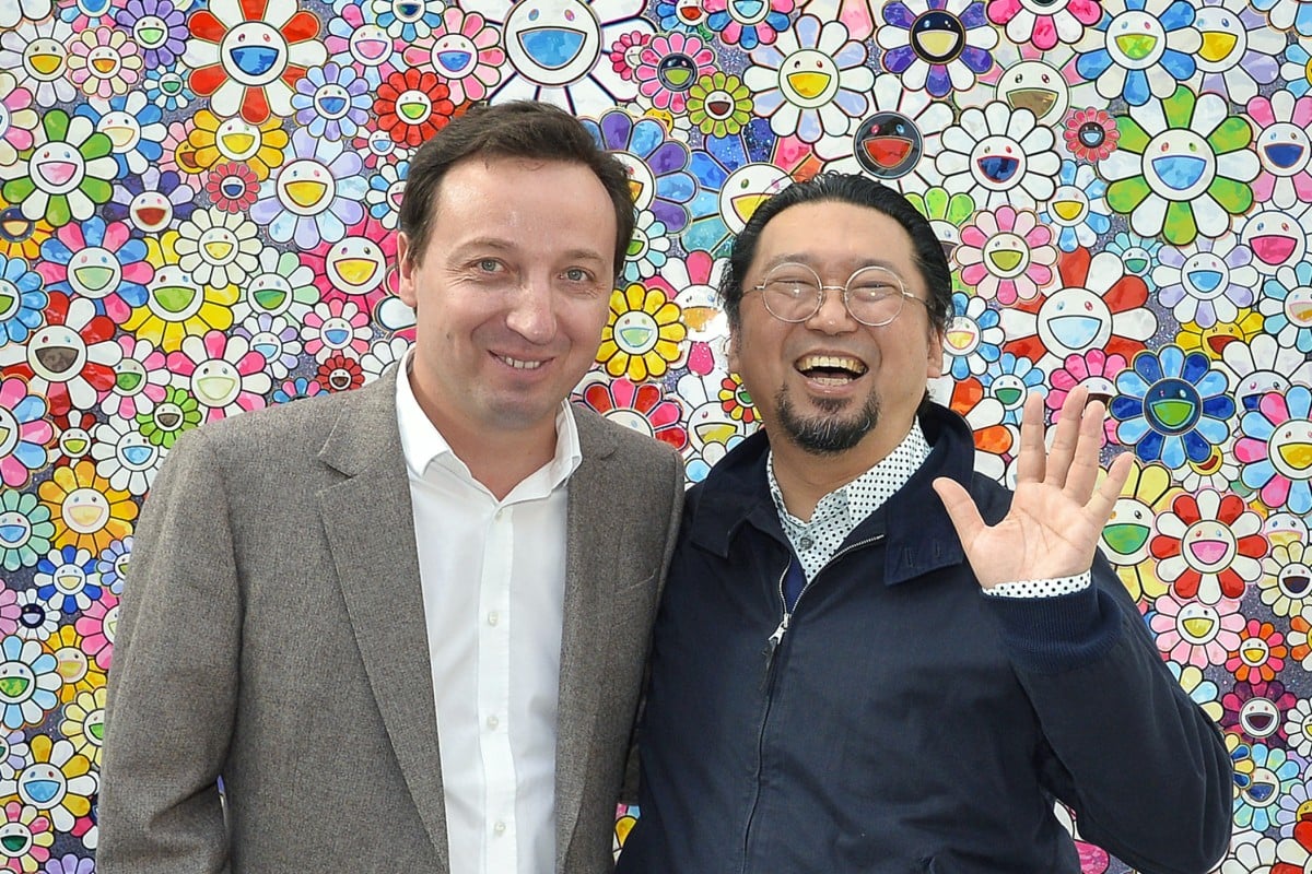 PARIS, FRANCE - OCTOBER 23: Emmanuel Perrotin and Takashi Murakami attend the Opening of the 40th Edition of the FIAC International Contemporary Art Fair at Grand Palais on October 23, 2013 in Paris, France Photo: Getty Images