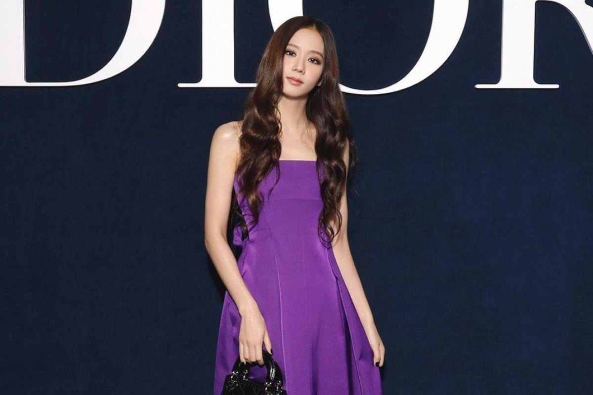 Jisoo of K-pop girl group Blackpink in a purple strapless dress at a Dior fashion event. Purple dye was hard to obtain thousands of years ago and purple fabric the preserve of the Roman elite and later the Byzantine imperial court. Photo: Instagram/@sooyaaa_