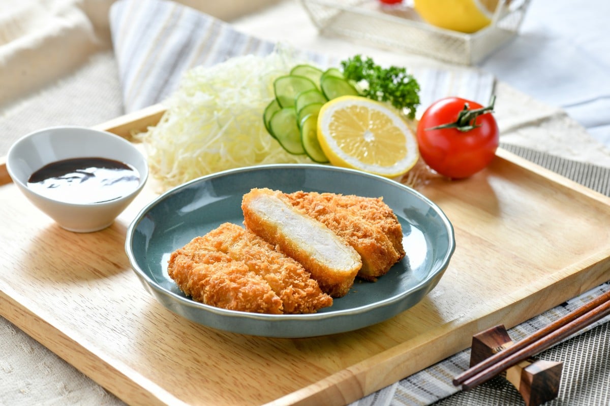 Tonkatsu – deep-fried breadcrumbed pork cutlet. The name of the dish is one of 23 Japanese words newly entered in the Oxford English Dictionary. Photo: Shutterstock Images