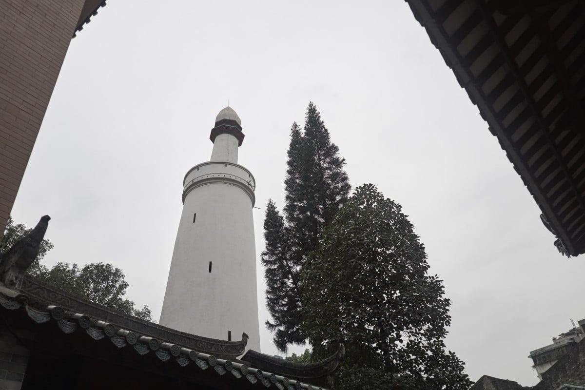The lighthouse-style minaret of the historic Huaisheng Mosque in Guangzhou, China. Photo: Shutterstock
